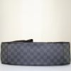 Louis Vuitton Tadao messenger bag in grey damier canvas and black leather - Detail D5 thumbnail