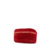 Chanel  Vintage clutch-belt  in red quilted velvet - 00pp thumbnail