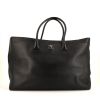 Chanel Executive large model weekend bag in black grained leather - 360 thumbnail