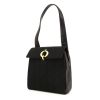 Dior Vintage shoulder bag in black canvas cannage and black leather - 00pp thumbnail
