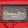 Borsa a spalla Dior Vintage in tela cannage nera e pelle nera - Detail D3 thumbnail
