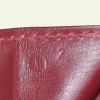 Bolso de mano Hermès Alpha en cuero box color burdeos - Detail D4 thumbnail