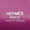 Hermès Berline small model shoulder bag in purple Swift leather - Detail D3 thumbnail