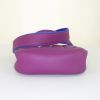 Hermès Berline small model shoulder bag in purple Swift leather - Detail D5 thumbnail