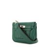 Bolso bandolera Hermès Berline modelo pequeño en cuero verde - 00pp thumbnail