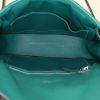 Sac bandoulière Hermès Berline petit modèle en cuir vert - Detail D2 thumbnail