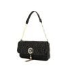 Versace Icone bag worn on the shoulder or carried in the hand in black quilted leather - 00pp thumbnail