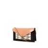 Celine pouch in black and beige leather and grey python - 00pp thumbnail