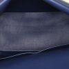 Dior Be Dior large model handbag in navy blue leather and blue glittering leather - Detail D2 thumbnail