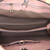 Louis Vuitton Capucines small model handbag in pink grained leather - Detail D3 thumbnail