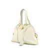 Yves Saint Laurent Muse small model handbag in white patent leather - 00pp thumbnail