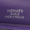 Sac à main Hermès Kelly 35 Ghillies en cuir Swift violet et bleu-marine - Detail D4 thumbnail