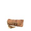 Pochette Gucci Bamboo Indy Hobo in pelle marrone - 00pp thumbnail