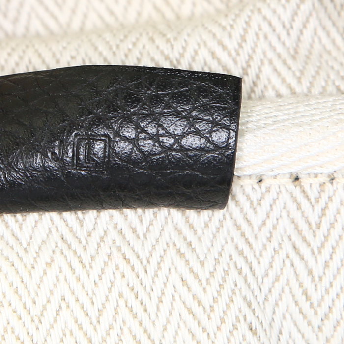 Borsa Hermes Victoria in pelle togo nera - Detail D4