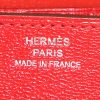 Sac bandoulière Hermès Clic en cuir Mysore rouge - Detail D3 thumbnail