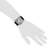 Cartier Santos-100 watch in stainless steel Ref:  2659 Circa  2008 - Detail D1 thumbnail