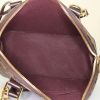 Louis Vuitton Alma BB handbag in ebene damier canvas and brown leather - Detail D3 thumbnail