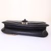 Valentino Garavani Rockstud Lock shoulder bag in black grained leather - Detail D5 thumbnail