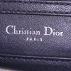 Bolso bandolera Dior Diorama mini en cuero plateado - Detail D4 thumbnail