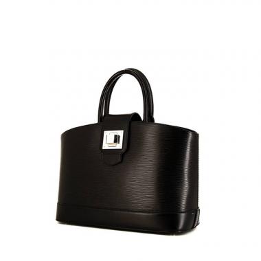 Bolso de mano Louis Vuitton Mirabeau en cuero Epi negro