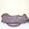 Chloé Paddington handbag in purple grained leather - Detail D4 thumbnail