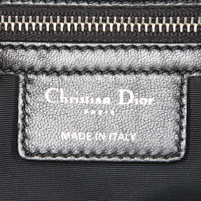 Shopping bag Dior Dior Soft in pelle nera cannage - Detail D3