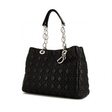 Sac cabas Dior Dior Soft en cuir noir
