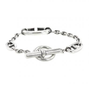 Hermes Chaine d'Ancre bracelet in silver