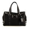 Prada Antic Buckles handbag in black canvas and black leather - 360 thumbnail