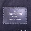 Porta-documentos Louis Vuitton Business en lona a cuadros revestida azul gris y cuero negro - Detail D4 thumbnail