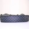 Louis Vuitton Business briefcase in grey blue damier canvas and black leather - Detail D5 thumbnail
