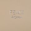 Fendi Runaway handbag in cream color, brown and red leather - Detail D4 thumbnail