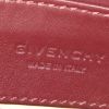 Sac bandoulière Givenchy Duetto en cuir tricolore bordeaux rose et blanc - Detail D3 thumbnail