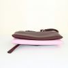 Givenchy Duetto shoulder bag in burgundy, pink and white tricolor leather - Detail D4 thumbnail