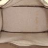 Borsa a spalla Hermès Lindy 34 cm in tela beige e pelle Swift etoupe - Detail D2 thumbnail