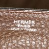 Hermès Lindy 34 cm shoulder bag in brown leather - Detail D3 thumbnail