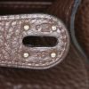 Hermès Lindy 34 cm shoulder bag in brown leather - Detail D4 thumbnail
