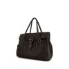 Fendi Linda small model handbag in brown grained leather - 00pp thumbnail