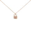 Hermès Constance necklace in pink gold and diamonds - 00pp thumbnail
