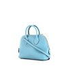 Bolso bandolera Hermes Bolide mini en cuero swift Azul del Norte - 00pp thumbnail