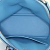 Borsa a tracolla Hermes Bolide mini in pelle Swift Blu cielo - Detail D2 thumbnail