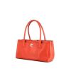 Chanel Executive handbag in red grained leather - 00pp thumbnail