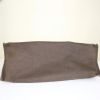 Hermès Etriviere - Belt shopping bag in khaki canvas and brown leather - Detail D3 thumbnail