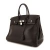 Hermes Birkin 35 cm handbag in brown grained leather - 00pp thumbnail