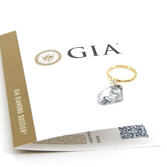 Boucheron solitaire ring in yellow gold and diamond - Detail D2