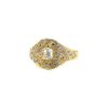 Bague De Beers Talisman en or jaune,  diamants et diamant brut - 00pp thumbnail