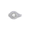 Anello De Beers Talisman in oro bianco,  diamanti e diamante grezzo - 00pp thumbnail