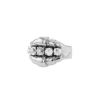 Vintage 1950's ring in white gold and diamonds - 00pp thumbnail