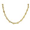 Half-articulated twisted Vintage 1970's necklace in yellow gold - 00pp thumbnail
