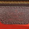 Bolso de mano Louis Vuitton Brera Bag en lona a cuadros ébano y cuero marrón - Detail D3 thumbnail
